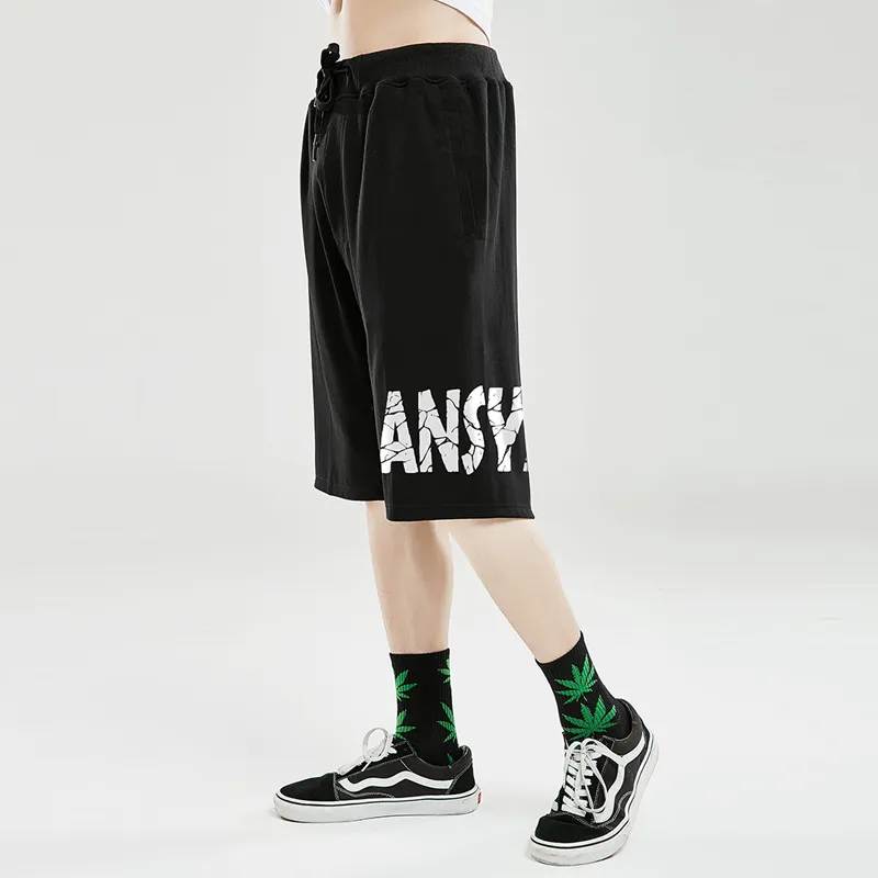 SANSYAS Casual Shorts Unisex Black-4
