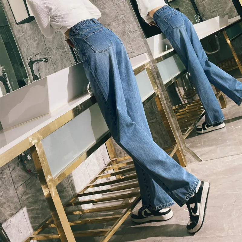 MITUAN Jeans Women's Vintage Blue-4