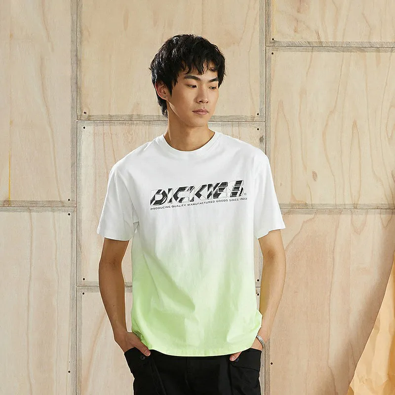 Dickies SS22 Straight T Shirt Unisex Yellow Green-3