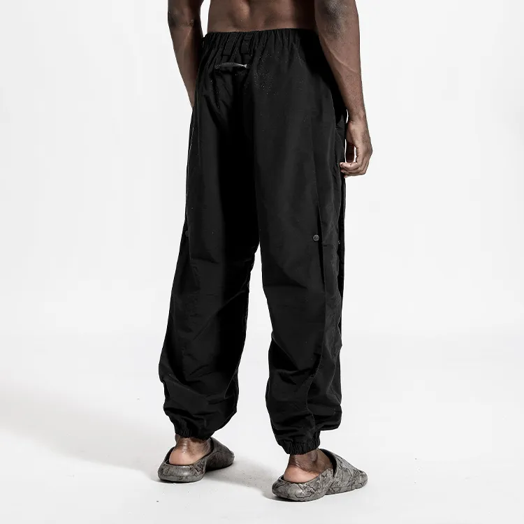 NORVINCY Western Outdoor Solid Color Casual Pants Unisex-3