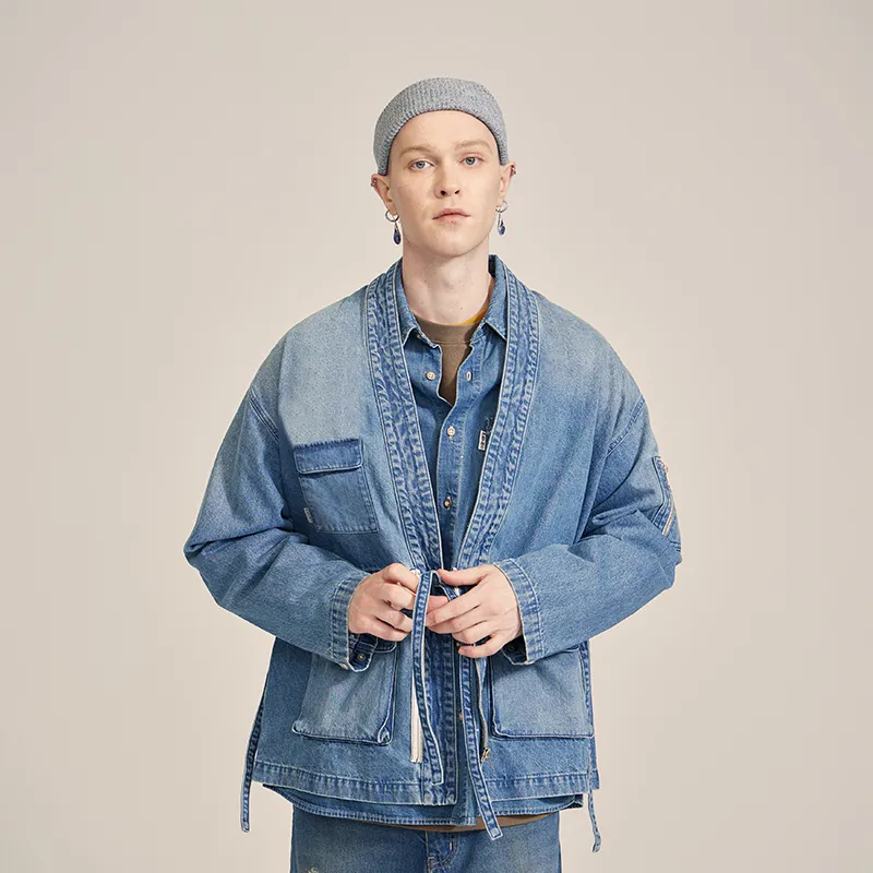 Prth Promethean Denim Jackets Unisex Light Blue-9