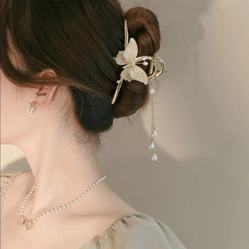 SENDME Hair Clips Women's Gold-4