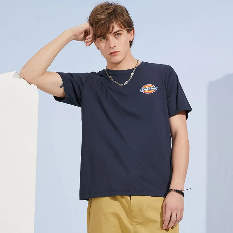 Dickies T Shirt Unisex Dark Marine Blue-2