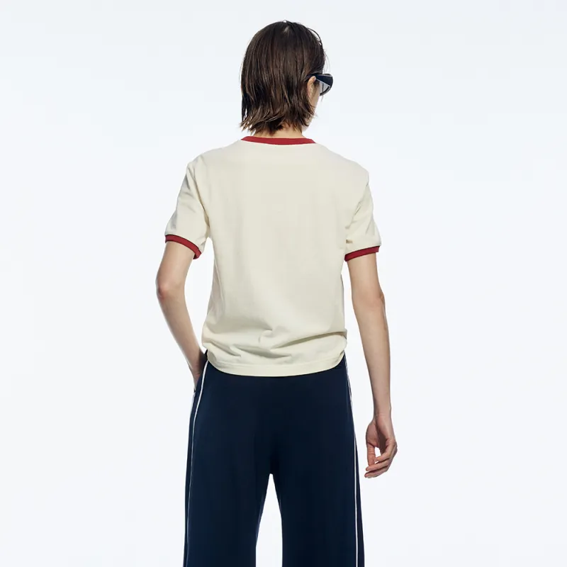 UOOYAA T Shirts Women's White-2