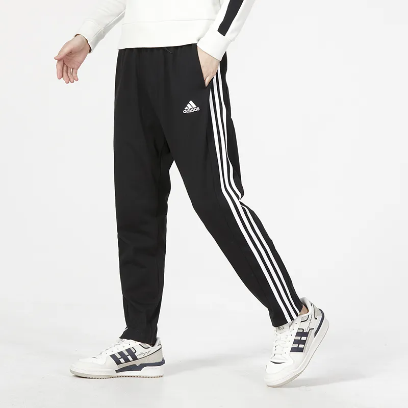 Adidas ESSENTIALS Knitted Sweatpants Men's Black-2