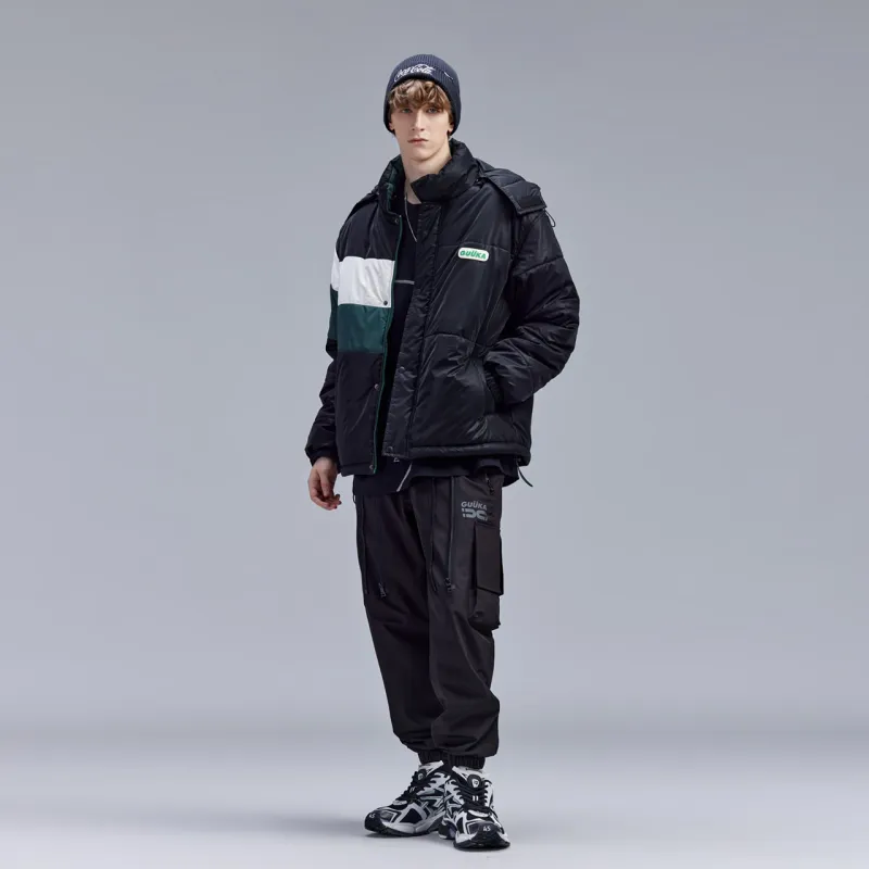 Guuka Puffer Jacket Unisex Black-2