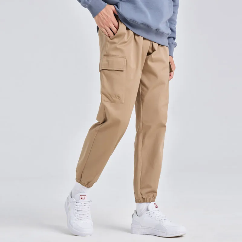 Erke Cargo Pants Men Latte Brown-3
