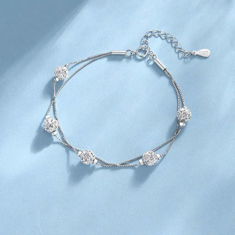 YINCHIE 925 Sterling Silver Sterling Silver Bracelet Women's-4