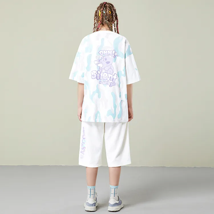 LAMLICKA Casual Pants Unisex White-7