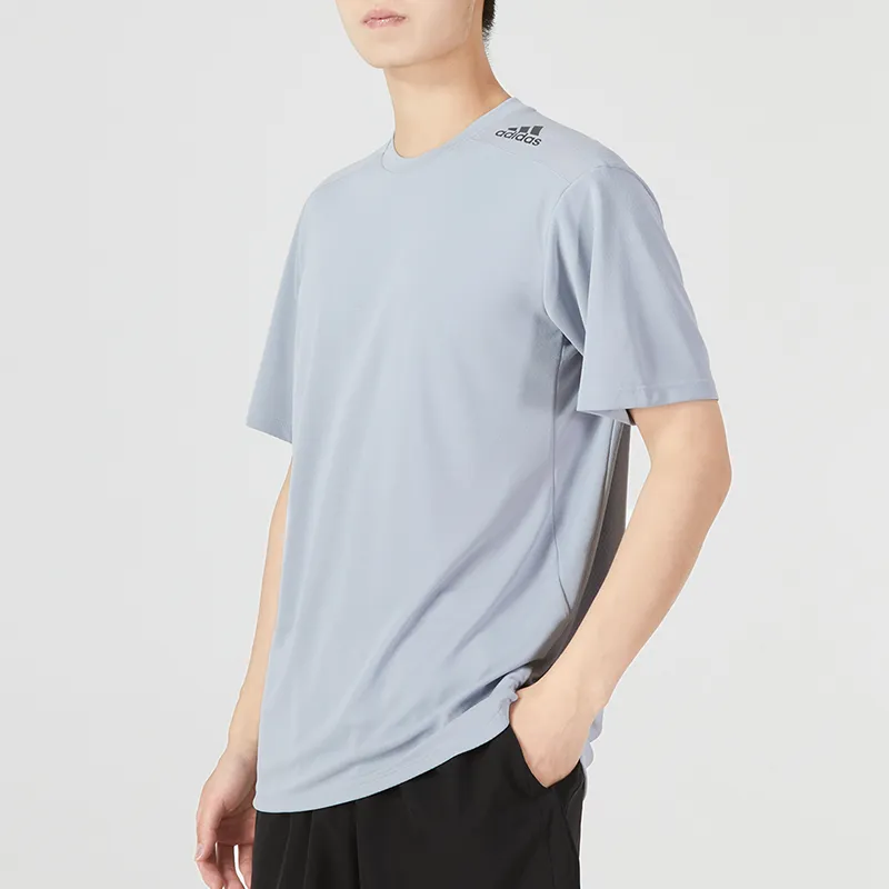 Adidas T Shirts Men Light Blue-4
