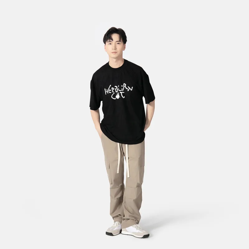 Hepburn Cat T-Shirts Unisex-6