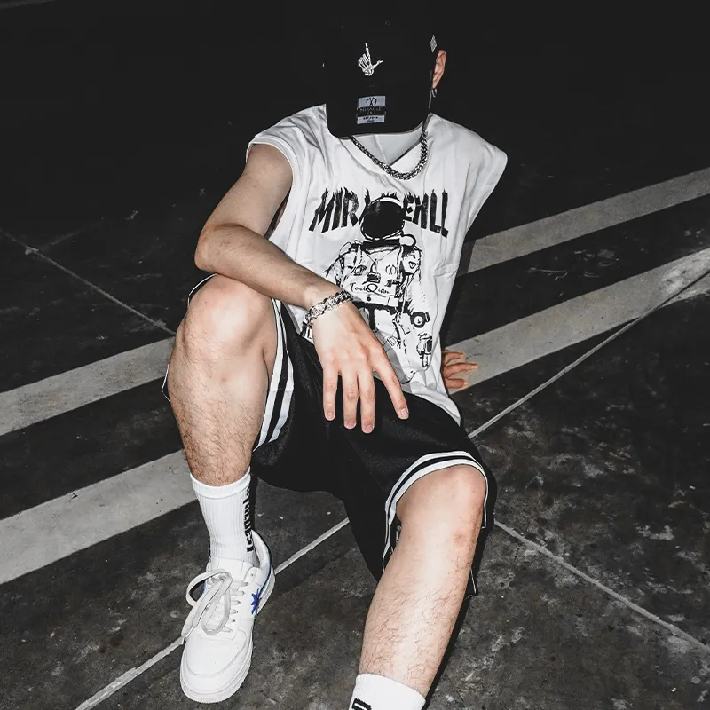 MIRACLE KILL Loose Fit Shorts Unisex Black-11