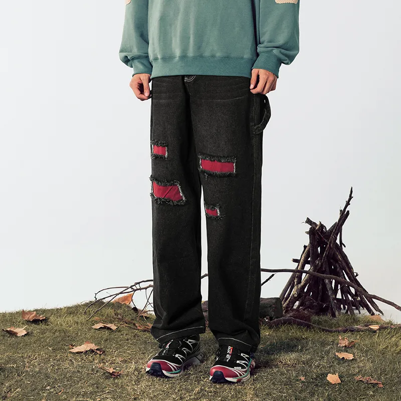 TIKIMOMOKA Jeans Unisex Black-4