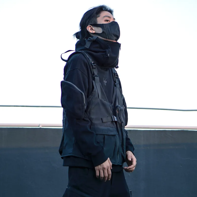 VIP FW22 Loose Fit Vest Unisex Black-4
