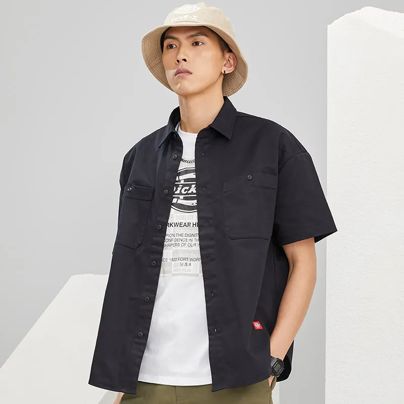 Dickies Shirts Men Black-5