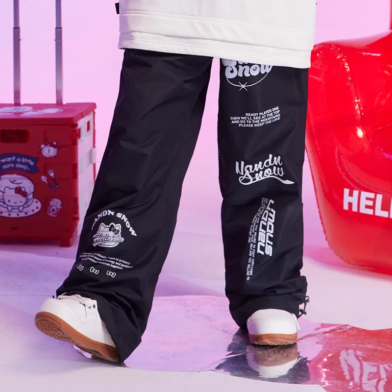 Sanrio X NANDN NANDA X Cinnamoroll Ski Pants Unisex-4