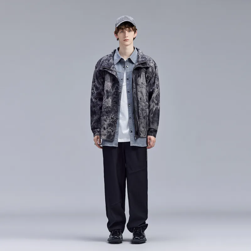 Guuka Denim Jacket Men's Black Gray Color-2