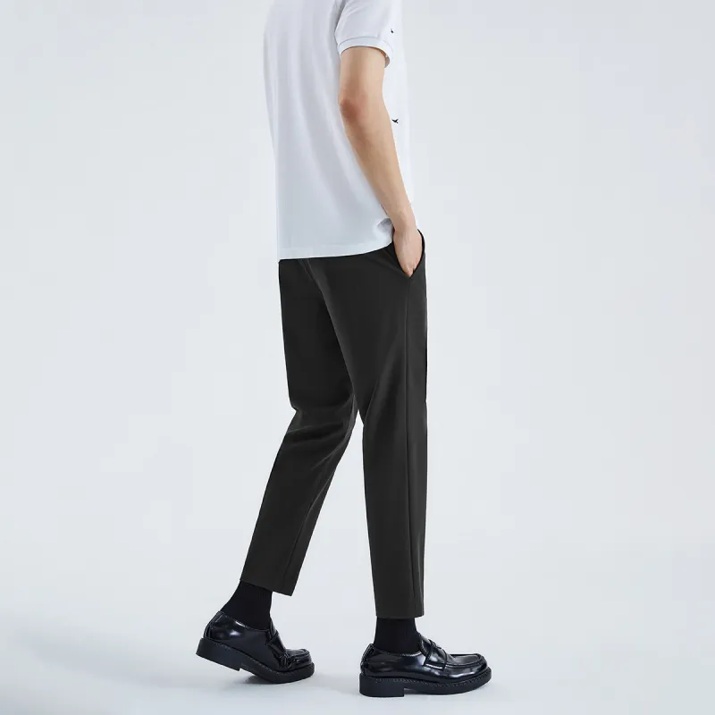 PEACEBIRD MEN Suit Trousers Unisex Black-4