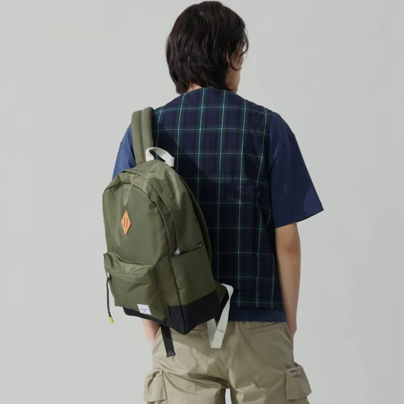 Herschel Polyester Backpack Large Size Unisex Ivy Green-4