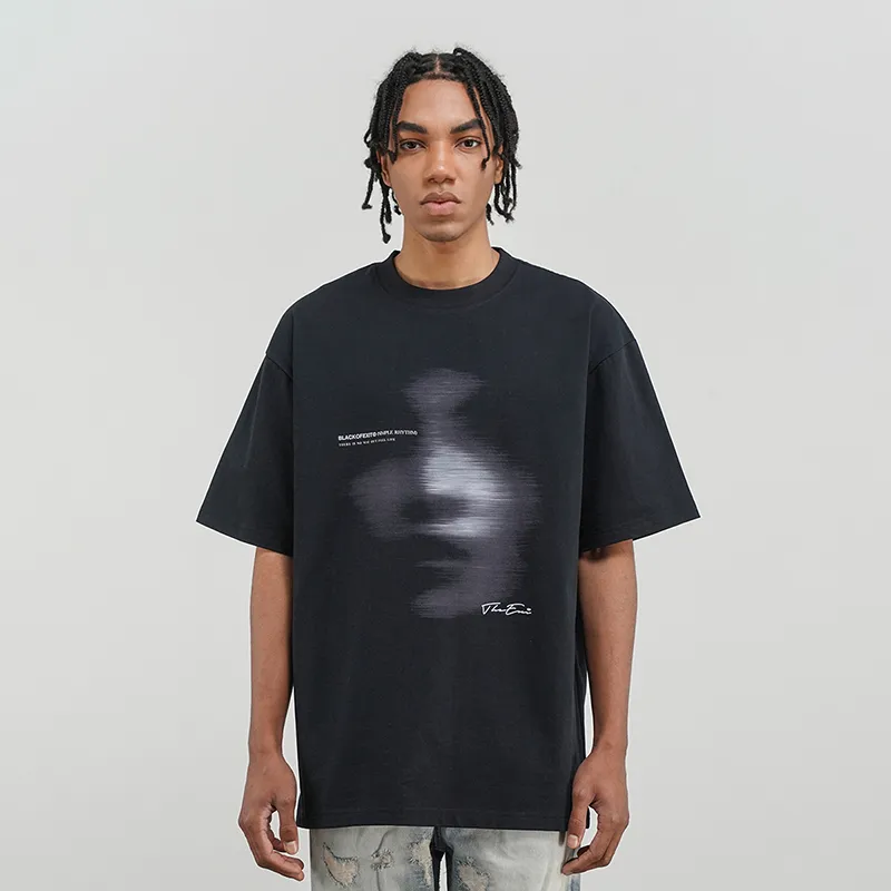BLACK OF EXIT T Shirts Men-2