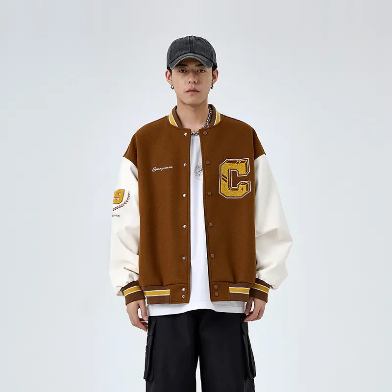 BENMYSHOWER Baseball Jacket Unisex-7