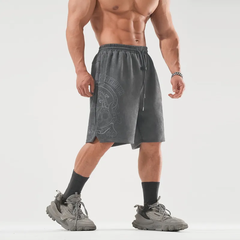LUJIAMEN Four Spirits Sports Shorts Unisex-5