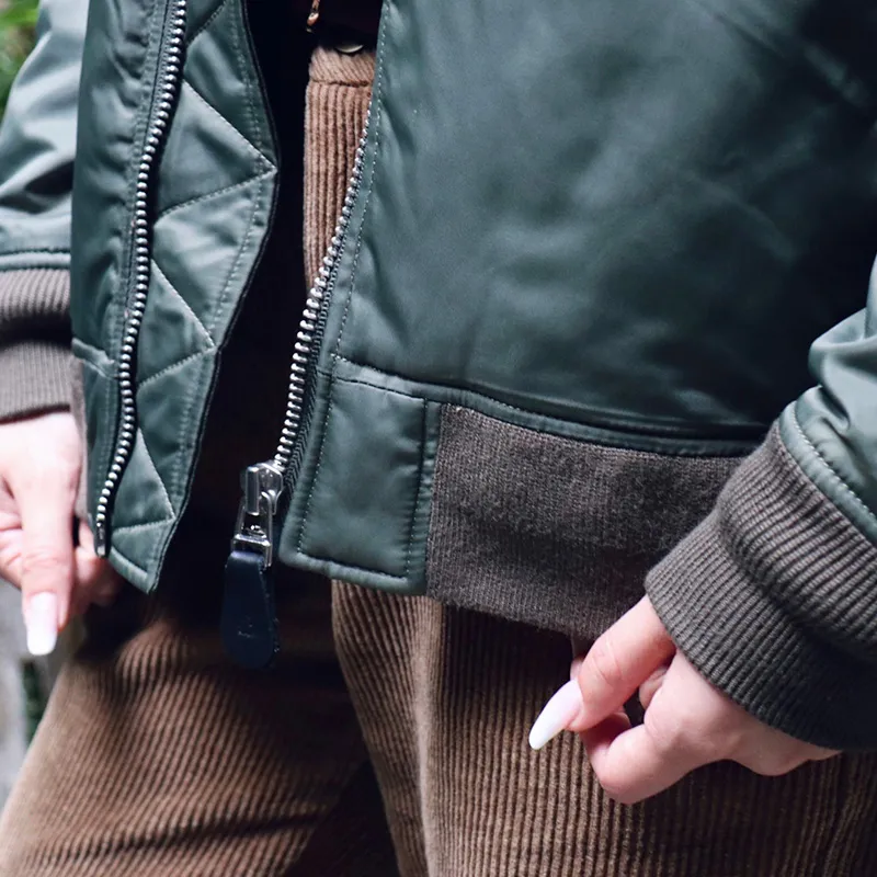 TEKABLU FW22 Loose Fit Jacket Men's Army Green-11