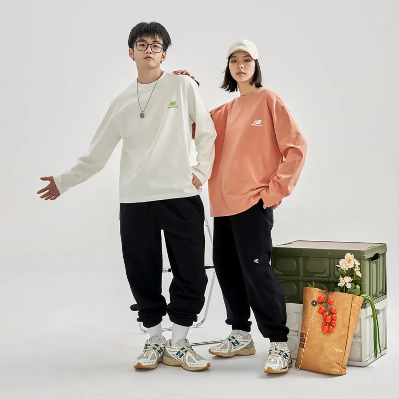 New Balance T Shirt Unisex Orange Red-5
