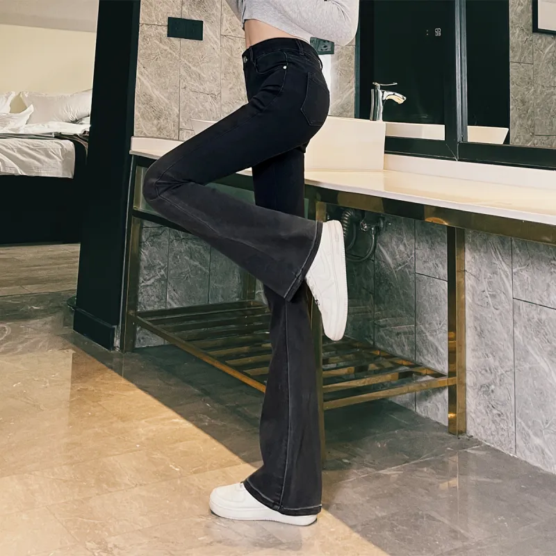 MITUAN Jeans Women's Black-4
