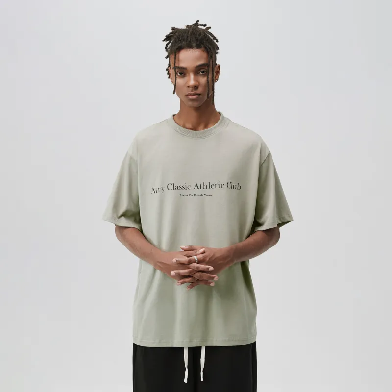 Atry Alphabet Slogan Series T Shirts Unisex-16