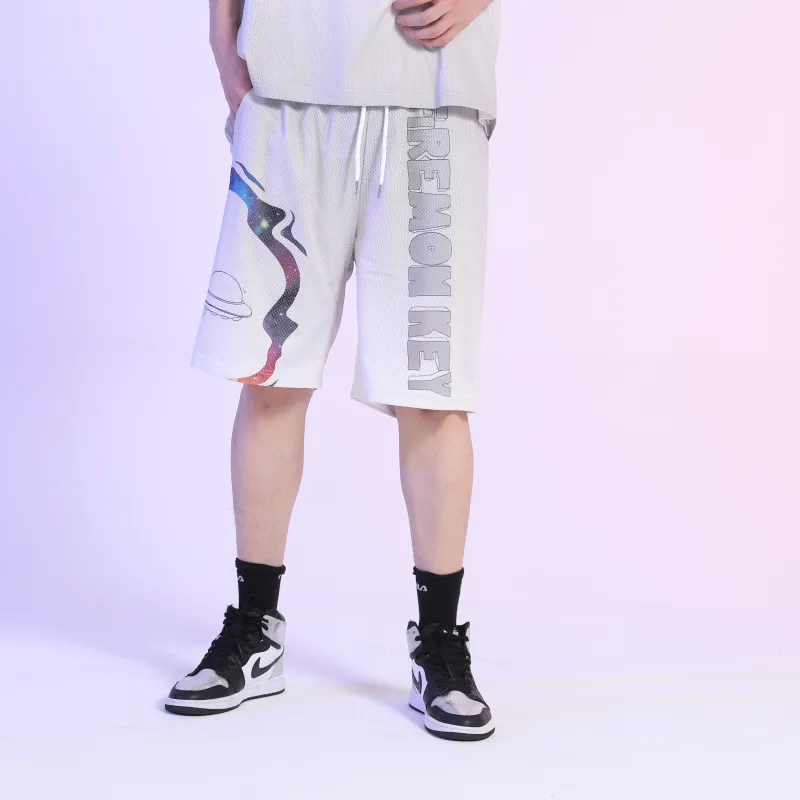 FireMonkey Sports Shorts Unisex Gray-3