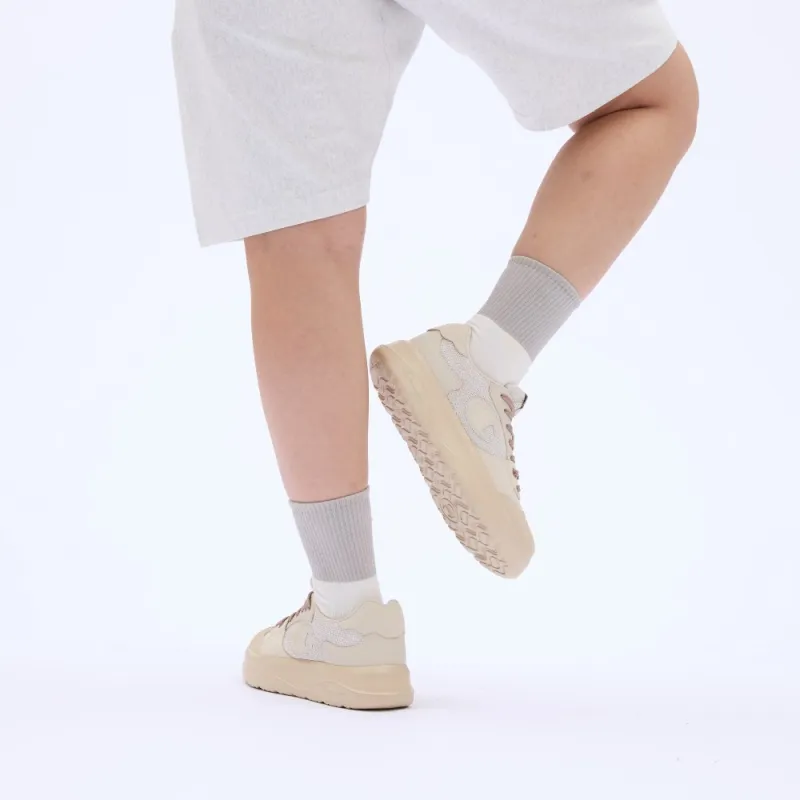 Champion Essentials Collection Delta 1 Skateboard Shoes Women's Oat Velour Brown-6