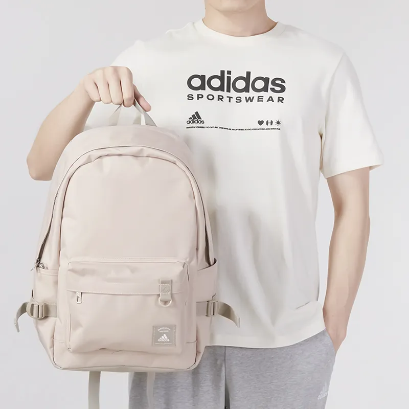 Adidas Recycled Polyester Sports Bag, Students Backpack, Casual Travel Backpack, Backpack Regular Unisex Light Pink-2