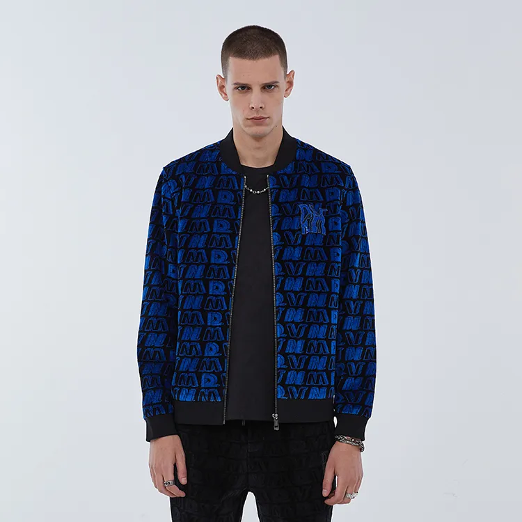 DAVID NAMAN FW22 Jacket Men's Royal Blue-2