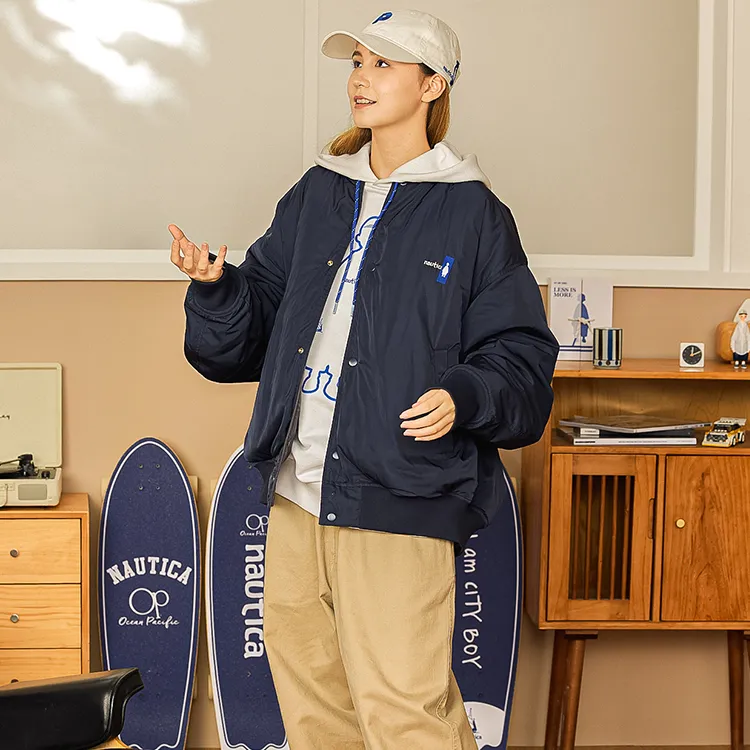 Nautica White Sail Nautica X POPBOY Baseball Jerseys Unisex-6