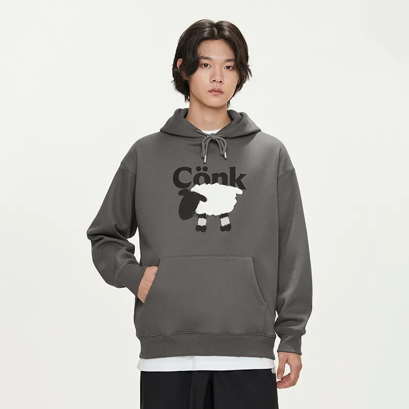 CONKLAB Hooded Loose Fit Sweatshirt Unisex-7