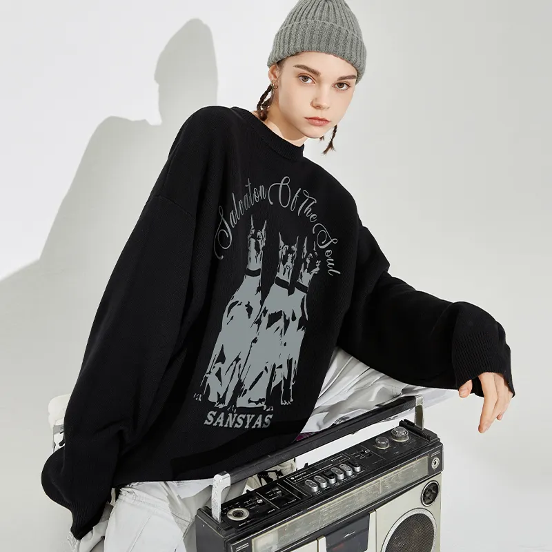 SANSYAS Sweaters Unisex-2