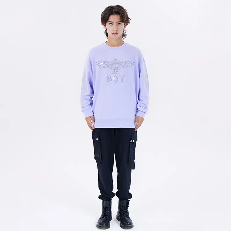 Boy London FW22 Sweatshirt Unisex Purple-2
