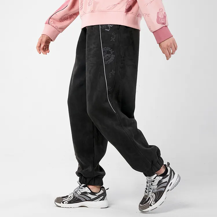 LAMLICKA Casual Pants Unisex Black-5