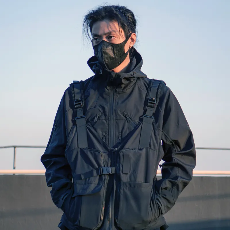 VIP FW22 Loose Fit Vest Unisex Black-7