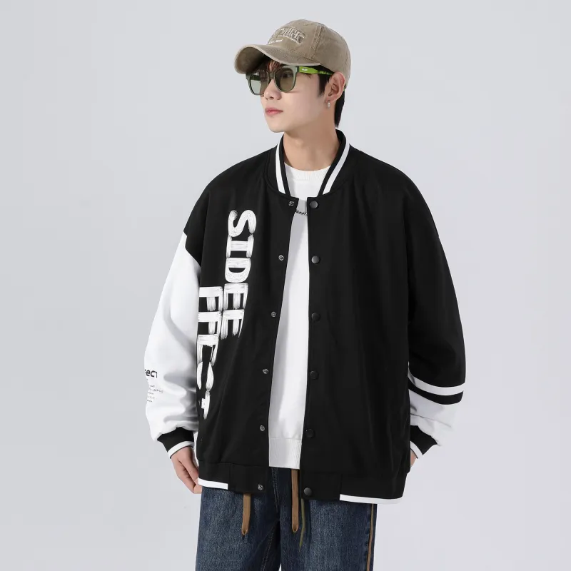 SIDEEFFECT Baseball Jacket Spring And Autumn Unisex-6