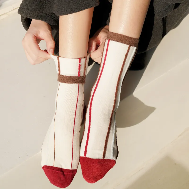 TOOCI Unisex Mid Calf Socks-2