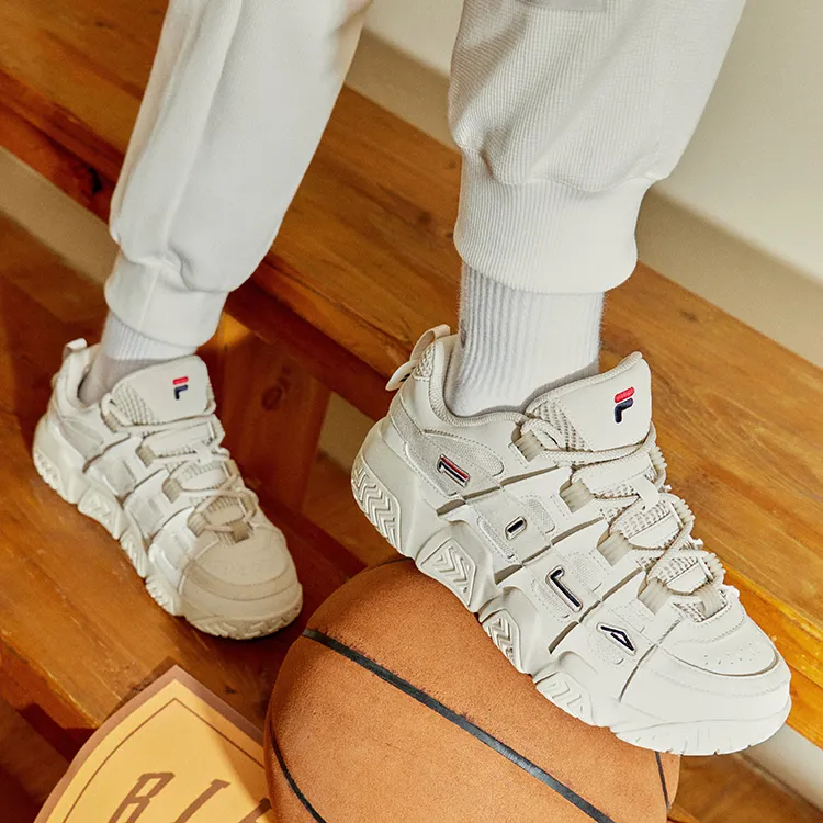 FILA FUSION Ade Barricade Sneakers 'Beige White' Women's-6