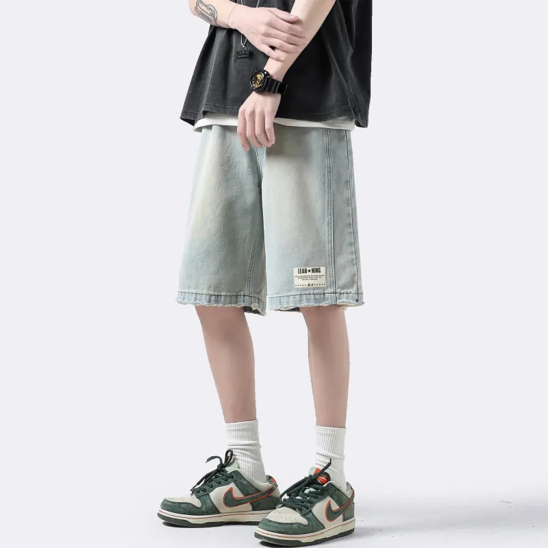 B.X Denim Shorts Unisex-7
