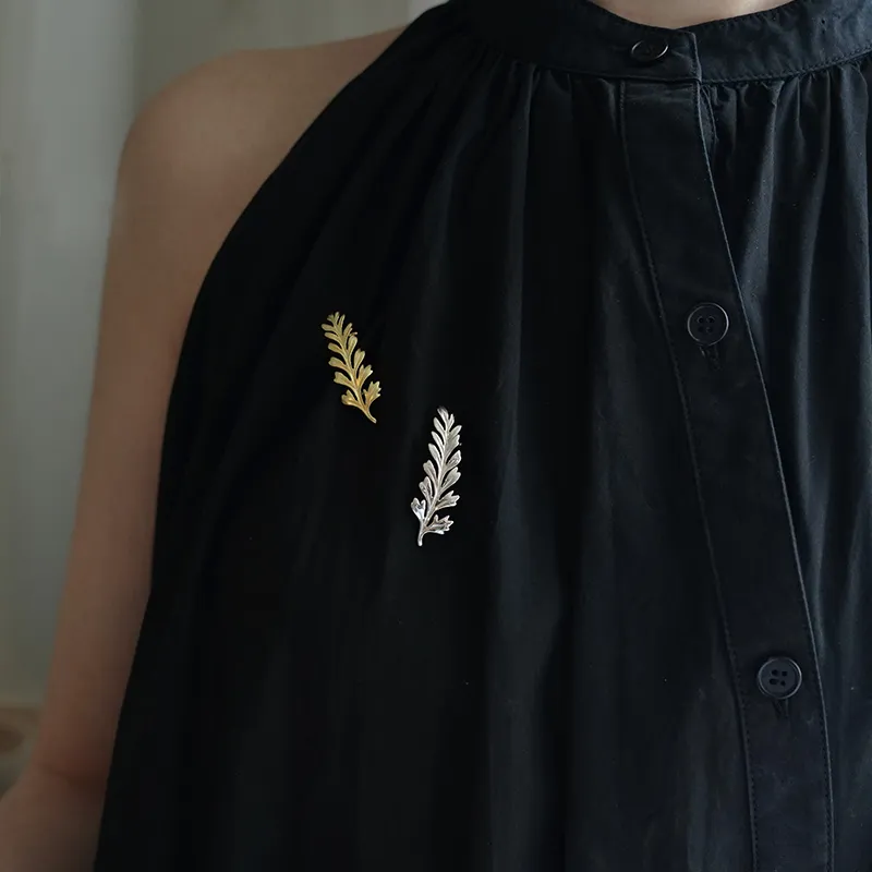FOREST LETTER Brooches Unisex-5