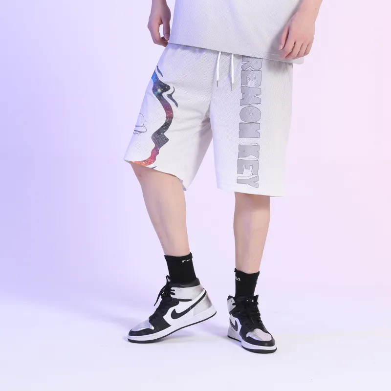 FireMonkey Sports Shorts Unisex Gray-2