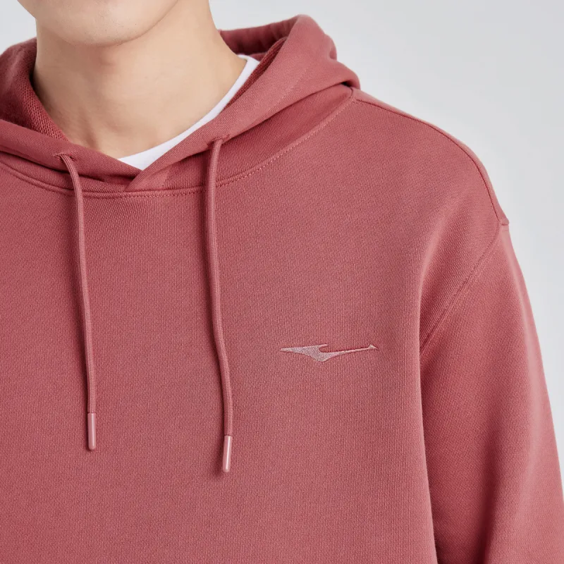 Erke Color Museum Collection Sports Life Collection Sweatshirt Men's Surprised Pink-5
