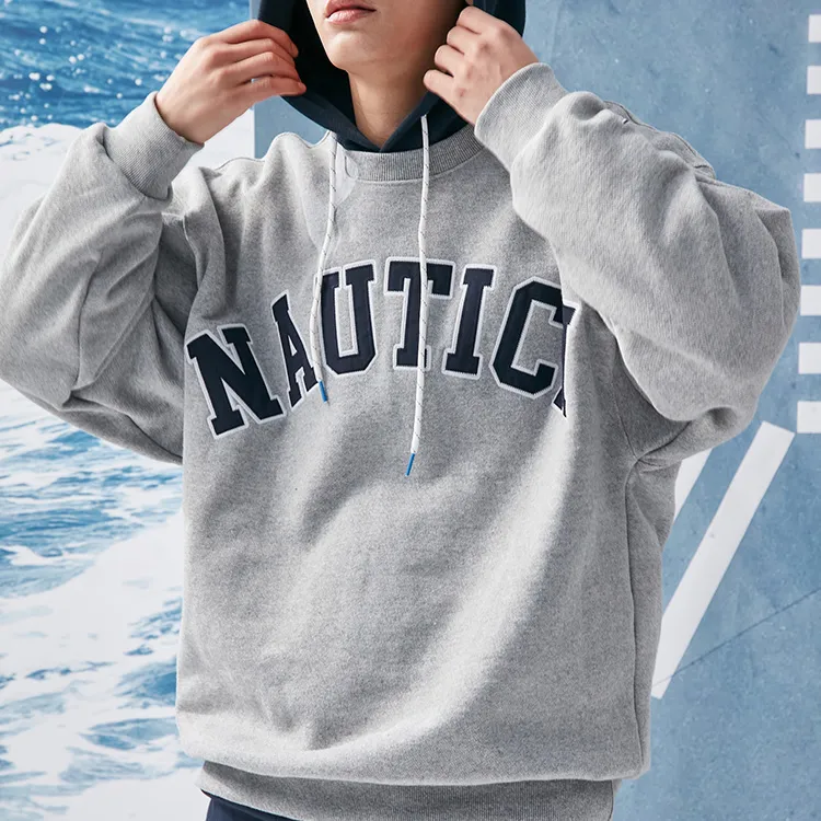 Nautica White Sail Sweatshirt Unisex-5