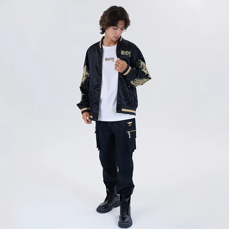 Boy London Baseball Jerseys Unisex Black-3