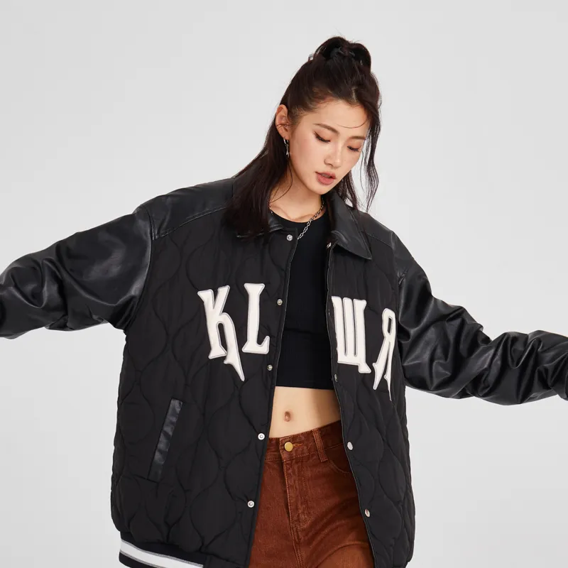 KILLWINNER Loose Fit Baseball Jacket Unisex-2